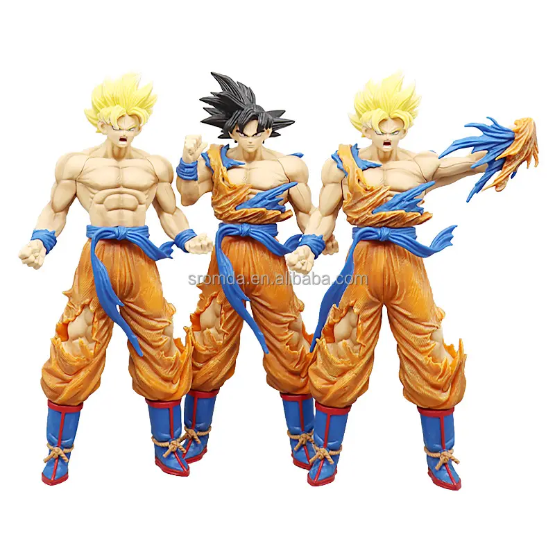 Yeni varış aksiyon figürü Z Z süper saiyane Anime figürü 33CM siyah saç GOKU koleksiyonu modeli oyuncak