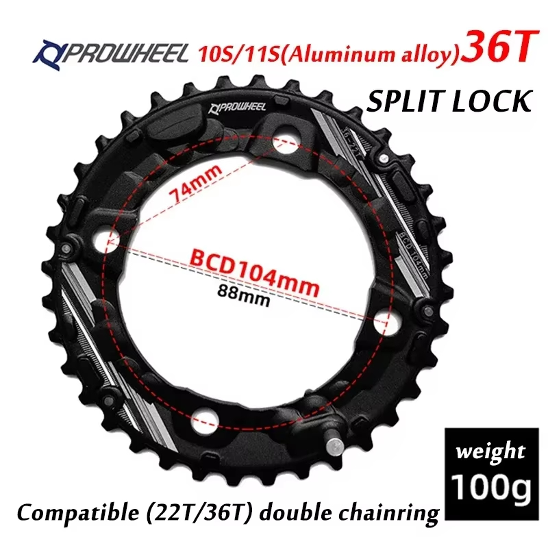 36T AL pour 22-36T - NOIR