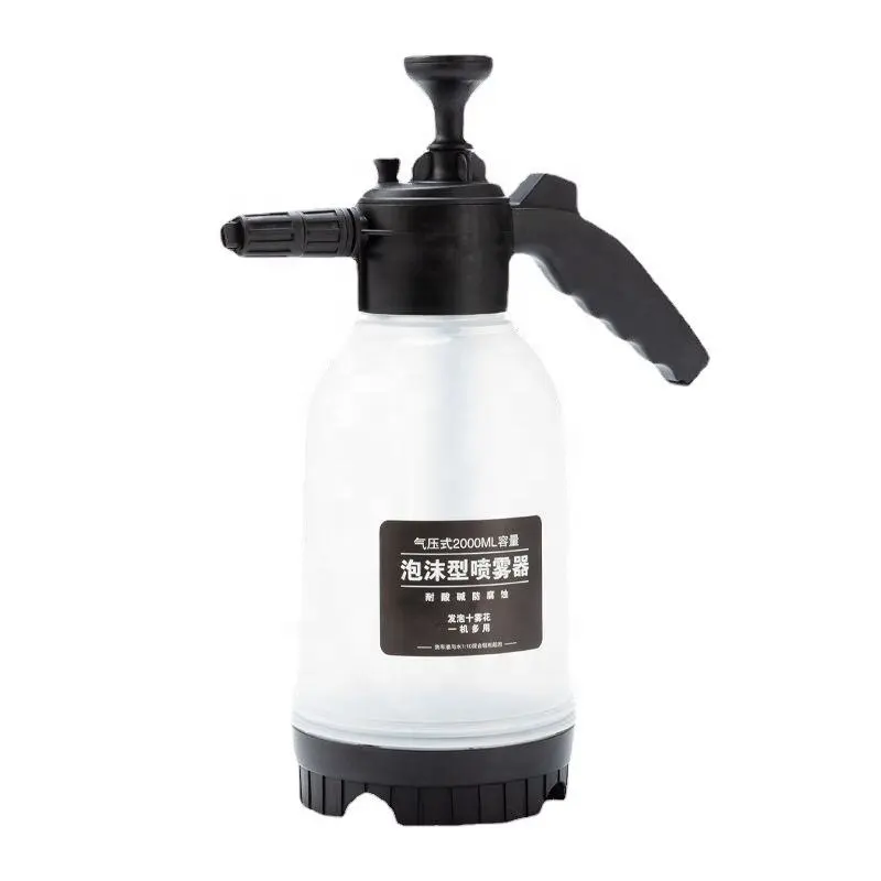Offre Spéciale grande capacité pulvérisateur bouteille en plastique 2L lavage de voiture pompe à main neige Air pression mousse pulvérisateur