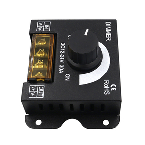 DC 12V-24V LED Dimmer Switch 30A Monochrome PWM Digital Single Color Lamp Strip Remote <strong>Control</strong> Manual LED Controller for - Product Image 4