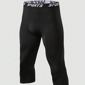 Người Đàn Ông Của Đàn Hồi Cao Mùa Hè Tập Thể Dục Thể Thao Quần Capri Nhanh Khô Thoáng Khí Nén Xà Cạp Rắn Chạy Quần Short Bóng Rổ - Product Image 1