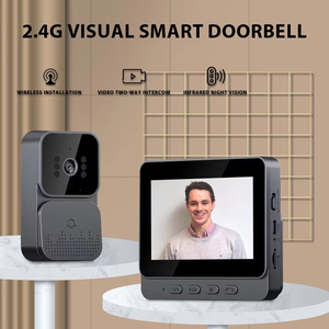 Sistema DE SEGURIDAD Timbre visual inteligente Intercomunicador bidireccional Visión nocturna infrarroja Monitoreo remoto Wifi Video Timbre de puerta - Product Image 4