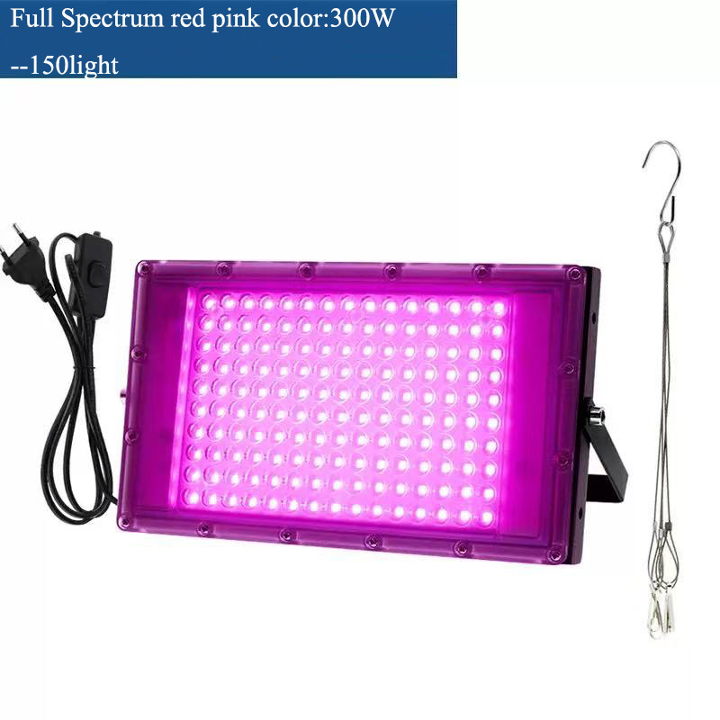 150 LED 300W avec prise et corde de suspension uniquement.