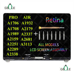 GBOLE Original Quality LCD Screen Assembly for MacBook A3113 A1708 A2159 A1932 A2179 A2337 A2681 A1706 A2338 A2337 LCD Screen - Product Image 1