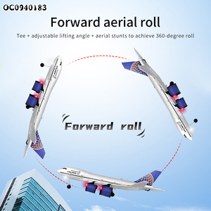 3CH Flying Rc Big Remote Control Aircraft Model Glider Foam air Plane <strong>Toy</strong> With Light - Product Image 5