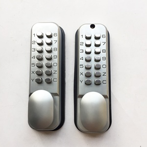 Cerradura de puerta con código de pin digital sin llave mecánica Vertical de dos placas codificadas en ambos lados de la puerta - Product Image 2