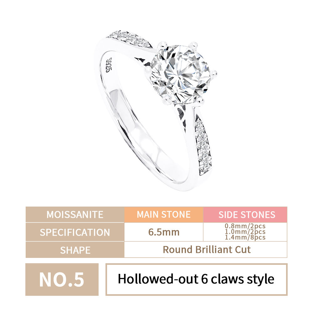 แหวนหนามเตย 6 แฉก ประดับไมโครเพฟ