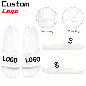 OEM ODM grosir sandal selop pria kustom untuk wanita desain merek latar belakang kolam renang uniseks sandal personalisasi - Product Image 3