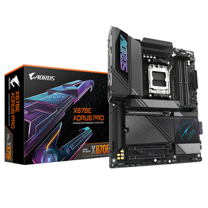 Placa base GIGABYTE X870E AORUS PRO/ICE ATX compatible con procesadores de escritorio de la serie AMD Ryzen 9000/ 8000/ 7000 para Socket AM5 - Product Image 1