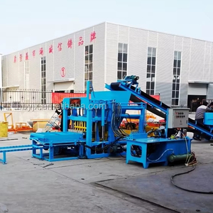 Máquinas de fabricación de bloques automatizadas Línea de máquina de fabricación de ladrillos de pavimentación hueca de hormigón hidráulico de - Product Image 1