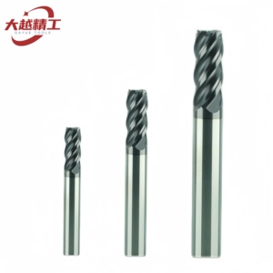 DAYUE ODM/OEM özelleştirilebilir 4-Flute köşe yarıçapı frezeler HRC68 katı karbür CNC freze kesicisi toptan - Product Image 4