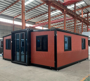 Maison préfabriquée extensible de 20 pieds, certifiée CE, petite maison mobile de 3 chambres à coucher, salon modulaire avec salle de bain... - Product Image 1