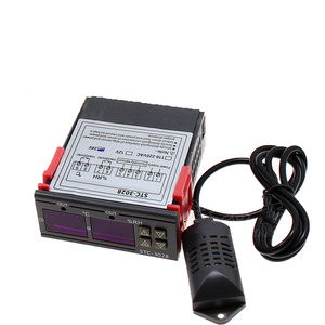STC-3028 DC12Vデュアルディスプレイデュアル温度湿度コントローラー温度コントローラー (1Mケーブル付き) Stc3028 - Product Image 1