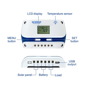GCSOAR GCLT4860 Wholesale LCD Display Battery Voltage Auto Detection Single <strong>USB</strong> <strong>Output</strong> 48V 60A <strong>PWM</strong> Solar <strong>Charge</strong> <strong>Controller</strong> - Product Image 6