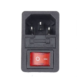 交流电源插座w保险丝和开关 - Product Image 1