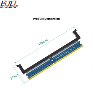 DDR4 288Pin 1,2 V DC Speicher RAM Adapter Tests chutz karte Desktop (Shorter Tabs)