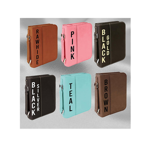 Promotion Factory Personalized Custom Colored Book Cover Bible Bag Portable Handle Bible Case PU Leather Bible Cover for Prayers - Product Image 6