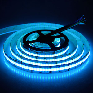 High Lumen 5 in <strong>1</strong> RGBWW COB <strong>Led</strong> Strip 12V 24V RGBCW Wifi Blue tooth APP Smart Control Flexible Waterproof Cob <strong>Led</strong> Strip Light - Product Image 3