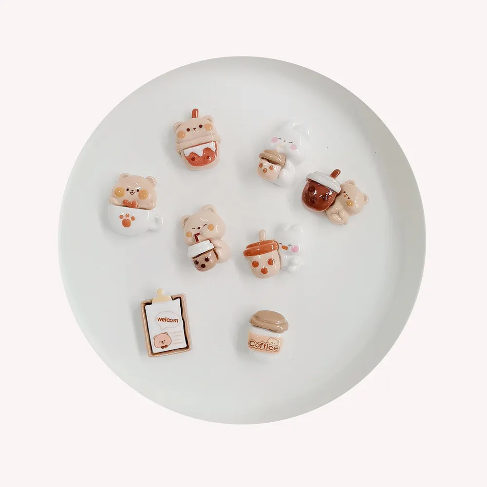 Casa de boneca em miniatura, mini bule, bandeja e colher, acessório de cozinha para bonecas, modelo de brinquedo de mesa