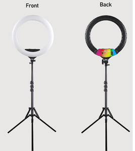 RGB 18 inç halka ışık büyük halka ışık ses kontrolü ile OEM halka ışık - Product Image 1