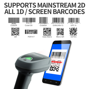 用于护照身份证qr码PDF 417 2D条形码扫描仪的OCR手持式条形码扫描仪 - Product Image 2