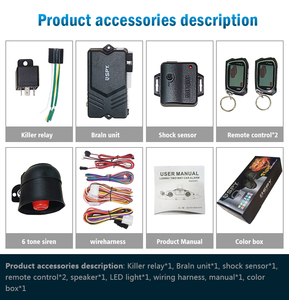 China SPY Keyless Entry 2-Wege-Autoalarmsystem mit großer LCD-Fernbedienung Motors tarter Anti-Hijacking-Funktion - Product Image 6