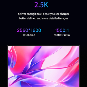 WUXGA 2.5K yüksek yenileme hızı 144HZ IPS oyun FreeSync HDR hoparlör harici ekran ile taşınabilir monitör hafif - Product Image 3