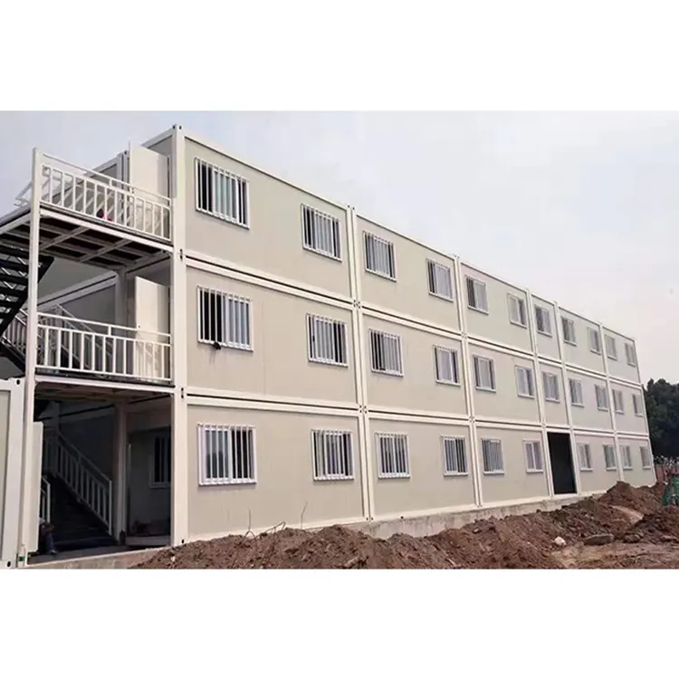 2023 Brand New Well Design Luxury Hotel e Office Flat Pack Quality Control Premium 20Ft House Container con parete in vetro