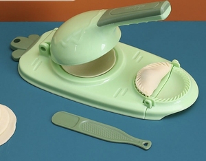 Manuelles Dumpling Maker Tool 2-in-1 Tragbare Dumpling Wrapper Maker und Press Dumpling Skin Machine-Multifunktion formen Set - Product Image 5