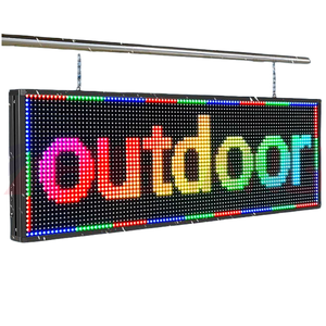 P10 a singolo colore Led Digital Sign Board Display con messaggio di testo in esecuzione a scorrimento in movimento schermo 640*160 960*160mm - Product Image 1