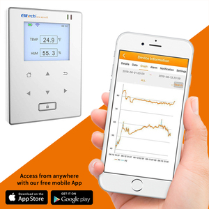 Registrador de datos de temperatura y humedad, WiFi inalámbrico, RCW-800 - Product Image 6