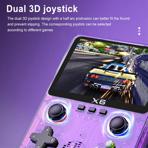 J X6ハンドヘルドゲームコンソールクラシックレトロビデオテレビゲームコンソール10000ゲームデュアル3DジョイスティックWi-Fi通信 - Product Image 6