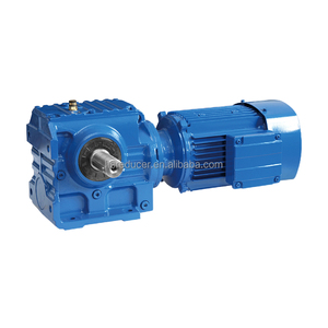 S37 47 57 67 Heavy Duty helicoidal engrenado Motor Worm engrenagem redutor helicoidal Worm caixa de engrenagens