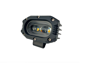 New Design Dual Color 4Inch LED Strobe Flood Beam Double Eyes Fog Light Pods 20W 6 <strong>Flash</strong> Modes <strong>Memory</strong> <strong>Function</strong> Factory Price - Product Image 5
