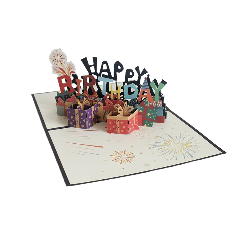 3D Pop up Card Happy Birthday Greeting Cards Designs High Quality Handmade Christmas Wedding Invitation Card Europe Angel 02