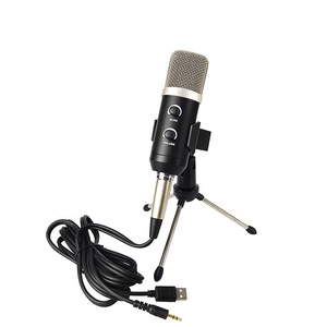 USB and 3.5mm Plug Condenser Studio Computer <strong>Microphone</strong> with ECHO Gain Knob for Phone MIC Live Streaming Recording <strong>Microphone</strong> - Product Image 2