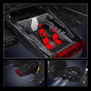 HW Galaxy Empire Star Plan Toys UCS <strong>Command</strong> Shuttle Technology Building <strong>Blocks</strong> MOC Starship Space Fighter 6860pcs - Product Image 4