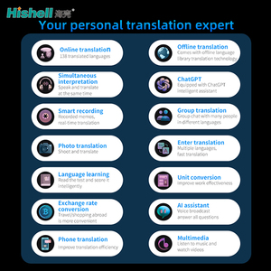 S85 Smart Translator English French Korean Language Translator Device Smart Language Translator Machine - Product Image 2