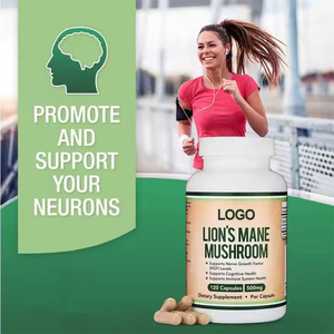 Lions Mane Mushroom Capsules Premium Supplement und Ganoderma Lucidum zur Verwendung in täglichen Routinen unterstützen die Mind Memory-Funktion - Product Image 2