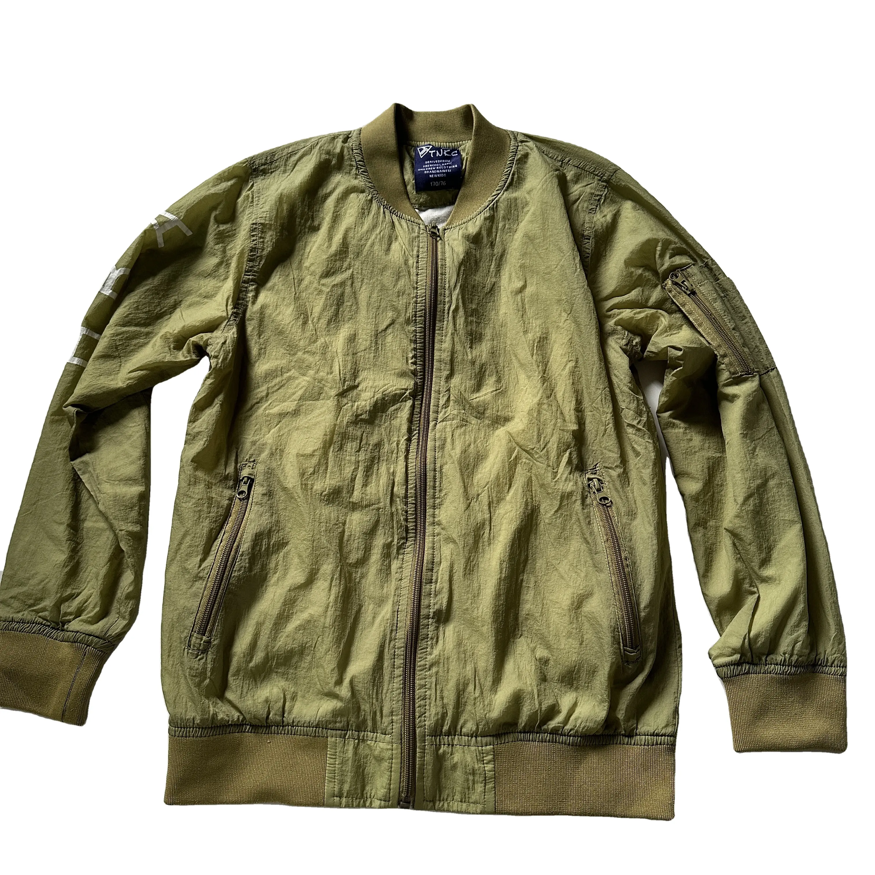 Abrigo de moda usado de alta calidad chaqueta de hombre de segunda mano de tamaño mixto y diseño en stock