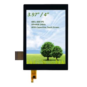 4 pollici TFT LCD Touch Screen Display 480x800 IPS Full Angle SPI RGB con Touch Screen capacitivo - Product Image 2