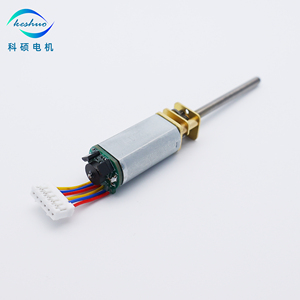 16mm Micro DC Geared Motor <strong>1</strong>-1000 Gear Ratio 3V-12V Voltage 10-2000 RPM <strong>4</strong> with <strong>Encoder</strong> M4 Threaded Shaft - Product Image 6
