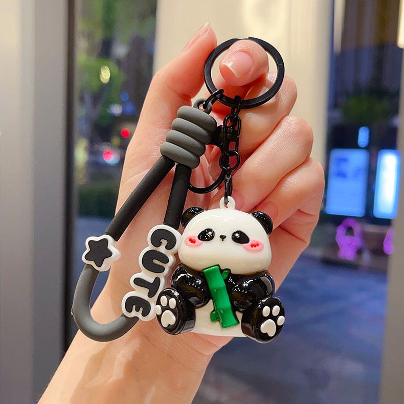 Panda-bambou plaqué A