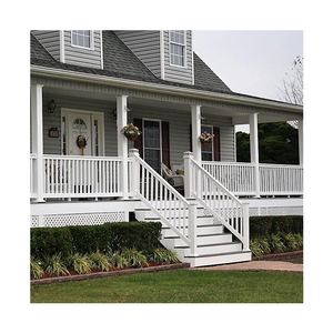 High Quality <strong>PVC</strong> Railing Plastic Handrails Vinyl Stair <strong>Porch</strong> Balustrades for Decking and Balcony - Product Image 2
