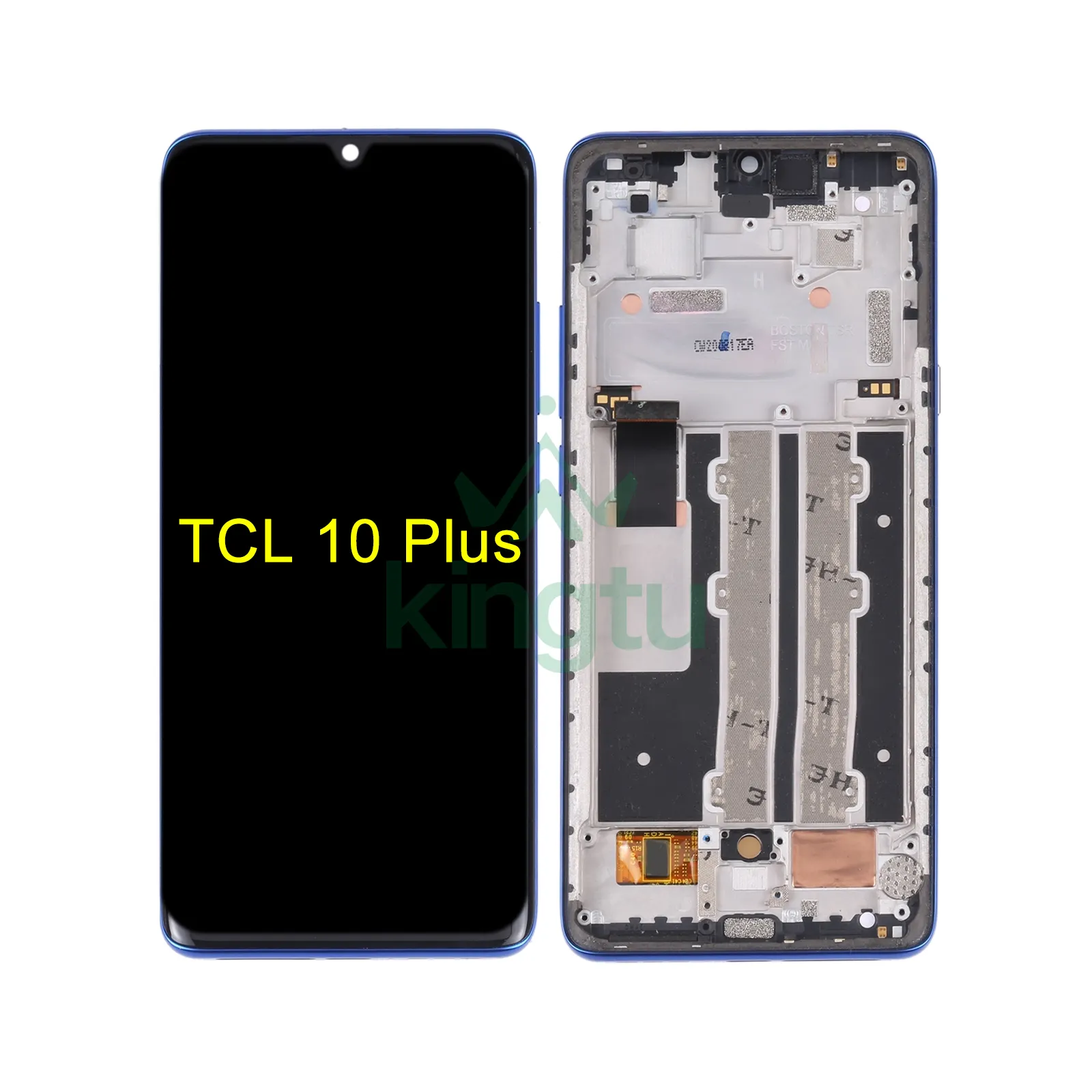 LCD 터치 스크린 디스플레이 후면 패널 교체 TCL 10 플러스 T782H 40 SE 408 403 405 30XL 30 L 액세서리 콤보