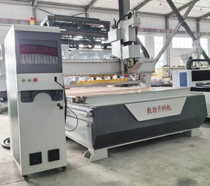 Wooden Furniture Cabinet Door Making 3D Carving Milling Cutting <strong>CNC</strong> Nesting <strong>Machine</strong> 1325 3 Axis ATC <strong>CNC</strong> <strong>Router</strong> with Vacuum Table - Product Image 5