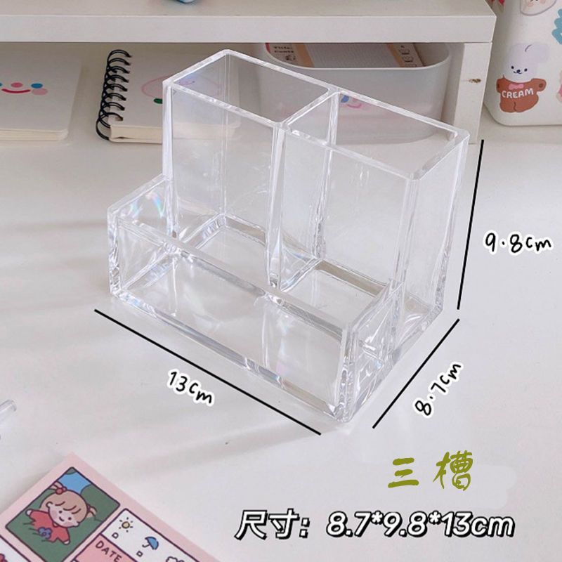Transparent version, three-compartment design, thickened.