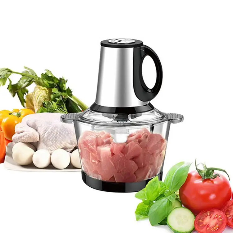 Moedor de carne misturador quente venda doméstico aço 7 em 1 espremedor automático inoxidável, liquidificador de alimentos processador