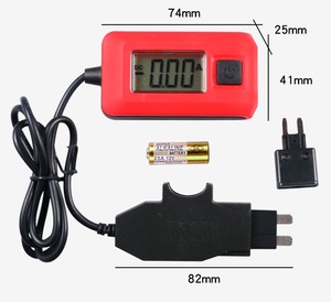 Probador de circuito de coche de 12V, rango de 0,01 ~ 19,99A, fusible de prueba de corriente, herramienta de diagnóstico, Detector de reparación, galvanómetro, accesorios Automotrices - Product Image 4