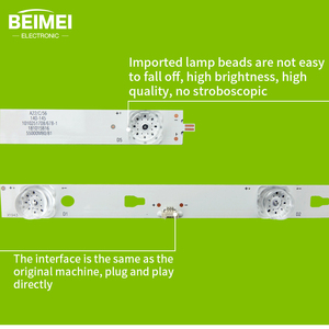 TV <strong>LED</strong> Backlight Strip LED55D05A-ZC23AG-06 PN:30355005202 for Haier <strong>5</strong>+5LED 3V (8A+2B)pcs/set for 55 INCHES TV Replacement